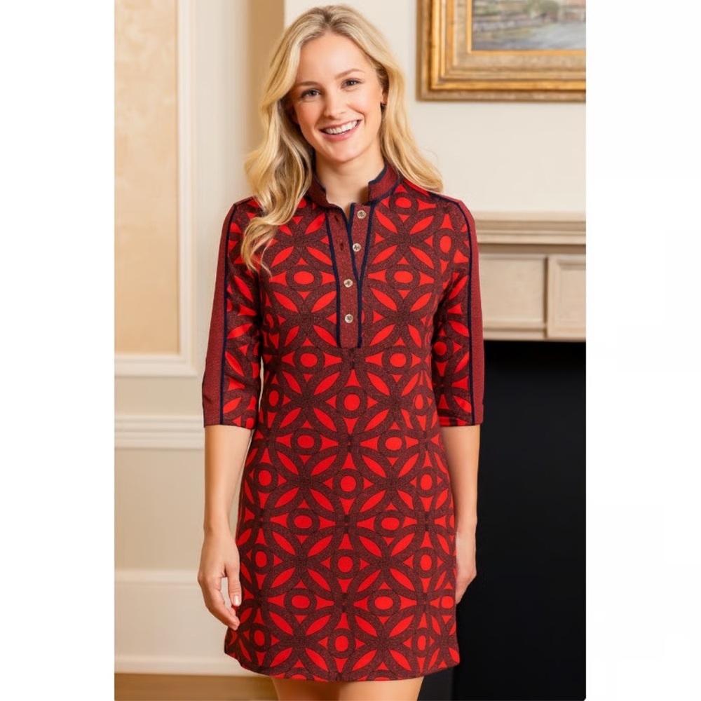 NEW Gretchen Scott geometric print‎ dress
